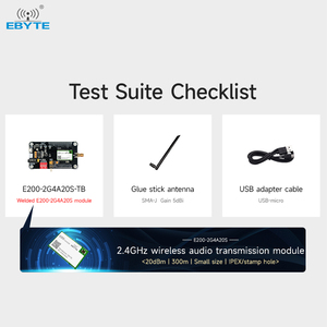 Ebyte E200-2G4A20S-TB แบบเรียลไทม์การสื่อสารด้วยเสียงโมดูลส่งสัญญาณเสียงไร้สายบอร์ดพัฒนาอินเตอร์เฟซ USB - Product Image 5