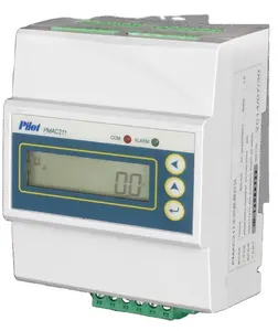 Pilot AC multi channel energy meter PMAC211 DIN rail mount power meter suit for 3 phase LCD display LED indicator light