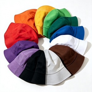 Sombrero de Pescador de Color Sólido al por Mayor de Fábrica, Logotipo Personalizado Bordado e Impreso, 100% Poliéster, Impermeable, Transpirable, Protección Solar - Product Image 5