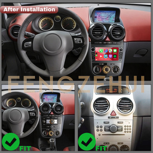 Autoradio Android 7 Pollici 4+64GB con Schermo Completamente Laminato per Opel <span class=keywords><strong>Corsa</strong></span>/Combo 2004-2011, Carplay e Android Auto - Product Image 2