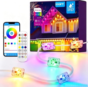 Contrôleur RGBW extérieur pour application, boîtier d'alimentation 48V pour pixels RGBW, lumières de Noël permanentes - Product Image 1