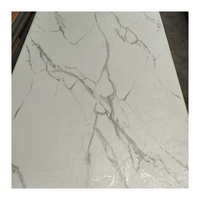 Selin Feuille de marbre UV haute brillance Panneau UV Feuille de marbre PVC Poids léger pour la décoration murale