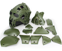 Casque modulaire CS casque de jeu casque tactique intégral pour accessoires de cinéma de sport en plein air