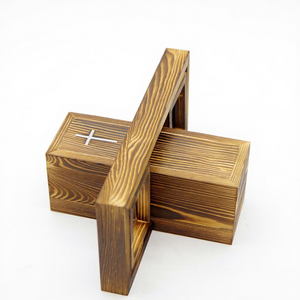 Boîte de rangement en bois pour cendres, fournitures <span class=keywords><strong>funéraires</strong></span>, cercueil pour animaux de compagnie, urne commémorative rectangulaire pour animaux de compagnie avec gravure - Product Image 3