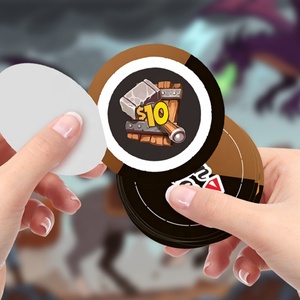 Cartes à gratter personnalisées à fenêtre unique avec design gratuit, impression numérique, pour jeux et billets de loterie, en papier, à ouverture par déchirement, avec zone à gratter gagnante - Product Image 4