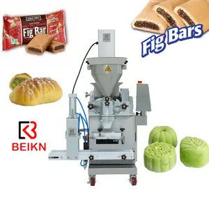 Processamento De Alimentos Comerciais Fig Bar Automático Fig Newton Formando Máquina Date Filled Maamoul Cookie Making Machine