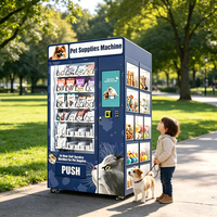 Máquina Expendedora de Snacks para Mascotas con Logotipo Personalizado, Múltiples Ranuras, Suministros Diarios para Mascotas, Equipo de Venta Automática 24h