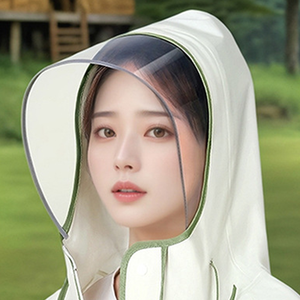 Impermeable para Adultos, Reutilizable, de PEVA, Resistente al Viento, Transpirable, Ligero, Reflectante, Duradero, Portátil, Moderno y Cómodo - Product Image 6