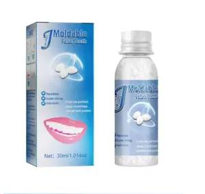 OEM New Arrive False Teeth Gel Can be Used To Temporarily Fill Or Fix Missing And Broken Teeth Moldable False teeth