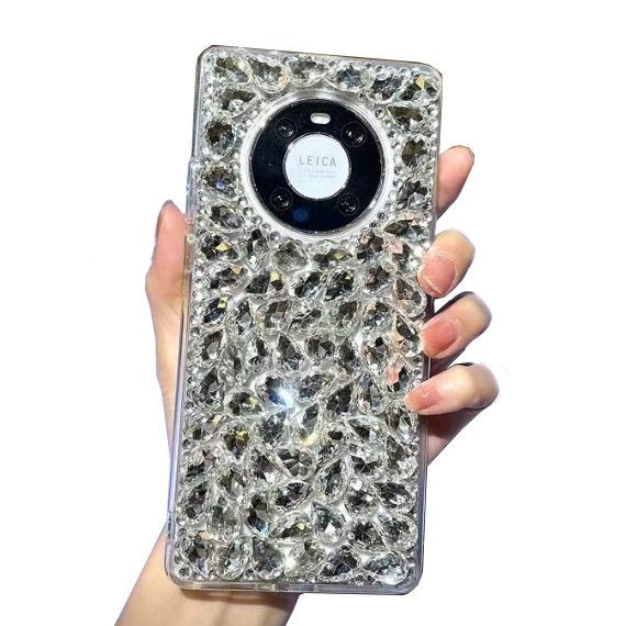 Luxury Diamond Handmade Case for Huawei Honor 8 8s 8x 9 9s 9x 9a 10 20 30 30s 50 50se 60 70 Lite Pro X10 V10 V40 V40 Play Case