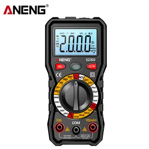 ANENG SZ302 multimetro digitale AC/DC Votage corrente automatico Tester NCV rivelatore resistenza Ohm Ammeter capacimetro