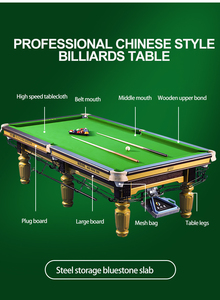 Table de <span class=keywords><strong>billard</strong></span> de style <span class=keywords><strong>américain</strong></span> personnalisée avec un ensemble complet d'accessoires gratuits, table de <span class=keywords><strong>billard</strong></span> utilisée pour les clubs - Product Image 5
