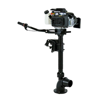 Nouveau moteur hors-bord à injection d'essence 4 temps 4 chevaux 55cc refroidi par air avec propulsion par jet d'eau 4HP