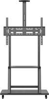 Soporte de TV de carro de piso móvil ajustable con VESA 900*600mm para 55 "a 100"