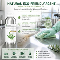 Agent écologique naturel Huile d'eucalyptus citronné (Eucalyptus Citriodora) pour des solutions de dégraissage et de nettoyage industriel puissantes