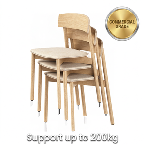 ATWOKA Commercial Modern <strong>Stackable</strong> Wooden <strong>Dining</strong> <strong>Chair</strong> Premium Bentwood Fabric Cushion Restaurant <strong>Chairs</strong> for Hotel Project - Product Image 1