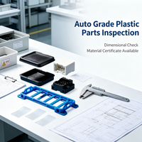 Componenti in Plastica Personalizzati OEM, Ignifughi in PA ABS, per Alloggiamenti Elettronici Auto, Supporti PCB, Connettori