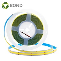 Cob led bande 12v fob led bande lumineuse profil en aluminium pour