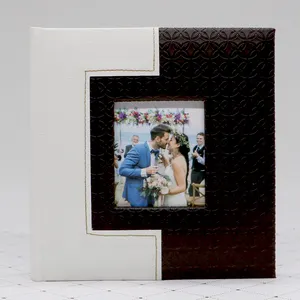 Album Wedding Wholesale PU Leather 4x6 Wedding Photo Album Book