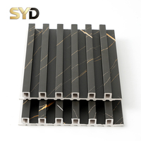 Panneau mural WPC ignifuge et imperméable pour décoration intérieure de façade et de plafond, idéal pour les grandes chambres d'hôtel, installation rapide DIY