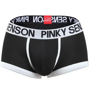 Pinky Senson男士Homme短裤Bielizna Meska纯棉男士平角内裤
