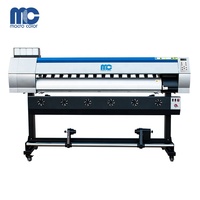 Impresora de inyección de tinta de gran formato, papel tapiz de lona, telas de vinilo, impresora de inyección de tinta ecológica DX5, 1,6/1,8 metros