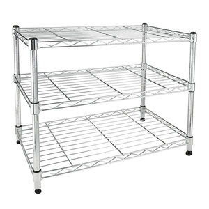 Chrome <span class=keywords><strong>3</strong></span> Niveaux Cuisine Combiné <span class=keywords><strong>Rack</strong></span> De Stockage Étagère <span class=keywords><strong>Rack</strong></span> Fil Rayonnage à Vendre - Product Image 1