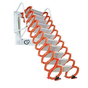 <span class=keywords><strong>Escalier</strong></span> intérieur multifonctionnel télescopique et pliable en aluminium pour villa, type duplex, invisible, pour <span class=keywords><strong>grenier</strong></span>, style industriel - Product Image 1