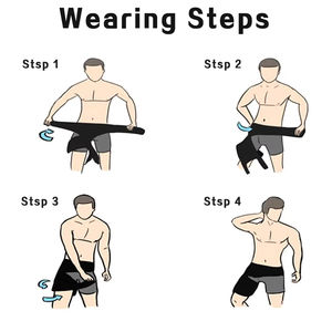 En gros, Manchon de compression réglable en néoprène pour soutien inguinal, soutien des flexeurs de la hanche et soulagement de la douleur sciatique et des ischio-jambiers - Product Image 6