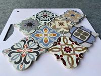 Qualité mélange couleur magnifique design pierre naturelle carrelage mosaïque irrégulière mosaïque pavés