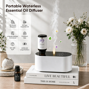 Diffuseur d'arômes sans eau, rechargeable, sans fil, silencieux, pour bureau, avec logo personnalisé, vente en gros - Product Image 2