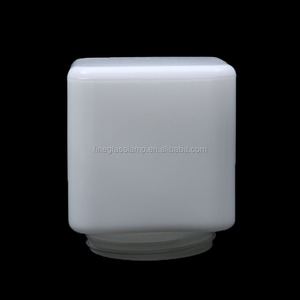 Bóng Đèn Hình Khối Thủy Tinh Màu Trắng Sữa Mắt Mèo Mờ Vít Cho Đèn Bàn Nắp Đèn Trần - Product Image 2