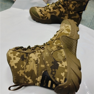 Bottes tactiques numériques de camouflage vert olive AS33 de 8 pouces DFA34 en gros, en stock et personnalisables, disponibles sur mesure - Product Image 4
