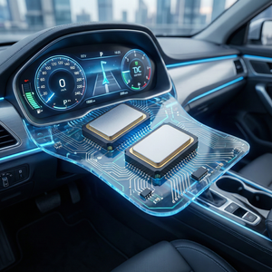 Cristal de Quartzo SMD AEC-Q200 <span class=keywords><strong>3225</strong></span> Selado por Costura 3.2x2.5x0.7mm para Controle de Motor ECU Automotivo - Product Image 1