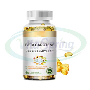Suplemento de Beta-Caroteno en Cápsulas Blandas para Marca Privada, Salud de Adultos, Belleza de Ojos y Piel, Orgánico, Vegano, Refuerzo Inmunológico - Product Image 1