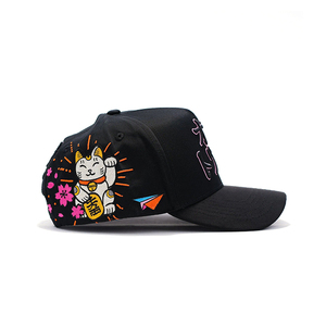 Gorra de béisbol de 5 paneles con forro de satén y bordado de calidad plateada, personalizada al por mayor con MOQ bajo, con pines metálicos Mz Hats <span class=keywords><strong>Gallo</strong></span> - Product Image 4