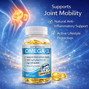 Huile de poisson des grands fonds, capsules molles d'Oméga-3 EPA DHA, 60 unités, haute pureté, marque privée, certifié GMP, service OEM/ODM - Product Image 4