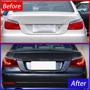 Para BMW 5 Series E60 520 523 525 2003-2010 montaje de lámpara trasera de coche actualización efecto de inicio LED Dragon Scale luces traseras Accesorios - Product Image 3