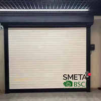 Porte de garage moderne LONGTAI Australia Villa avec grille automatique cachée en aluminium noir 16x7, lattes et grilles