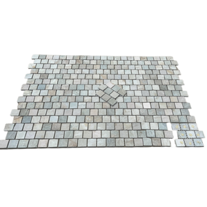 Tùy chỉnh đá tự nhiên biệt thự màu Plaza <span class=keywords><strong>Granite</strong></span> <span class=keywords><strong>pavers</strong></span> ngăn xếp trái phiếu giảm lát đá lưới đường lái xe đá cuội - Product Image 2