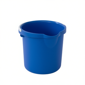 Cubo Redondo de PP de 10 L Azul Multiusos para Limpieza y Almacenamiento - Product Image 3