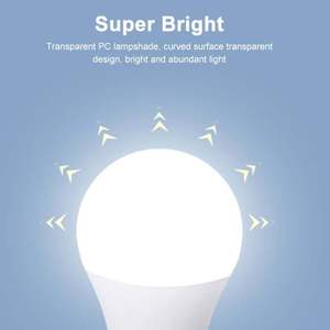 Miễn phí mẫu 3W đến 12W dẫn bóng đèn đèn tiết kiệm năng lượng B22 E27 dẫn ánh sáng với cơ thể nhựa 12V DC Bóng đèn Đèn - Product Image 3