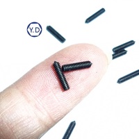Tornillo Electrónico Especial Negro de Detección Micro GO/NOGO, Nivel 12.9, M2-0.4P * 2.0-5.0mm