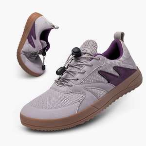Nouvelles baskets rétro pour hommes chaussures confortables en maille pieds nus avec bout large chaussures de marche décontractées pour l'été automne hiver - Product Image 4