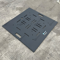 Base Multiusos KKMARK F34 de 32'' con Orificios Ranurados de 10 mm, Base de Acero para Montaje con Conectores