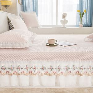 Ensemble de matelas rafraîchissant Tatami en soie glacée à motif cellulaire, literie d'été pliable et lavable en machine - Product Image 4
