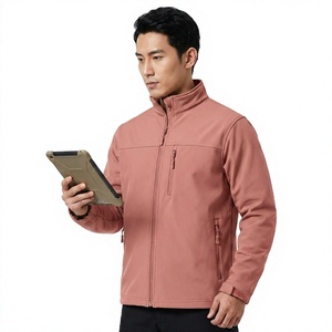 Outdoor Men's Soft Shell Jacket Hooded Fleece <b>Waterproof</b> Men's Rain Coat Softshell winter jacket with custom logo - Product Image 1