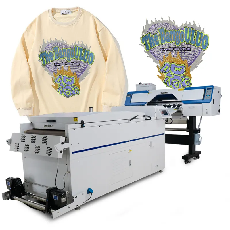 At A Loss sale máquina de serigrafía de camisetas 4 cabezales de impresión 60cm Dtf Print con cabezal xp600/i3200