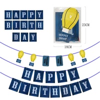 Offre Spéciale bricolage anniversaire décoratif toile de fond bannière kit jeu sur thème ensemble joyeux anniversaire bannière