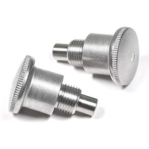 ตัวกำหนดตำแหน่งแบบกดกลับได้ ทำจากเหล็กกล้าคาร์บอน หัวแบน ชุบสังกะสี ผลิตด้วยเครื่อง CNC สำหรับอุปกรณ์อัตโนมัติ - Product Image 4